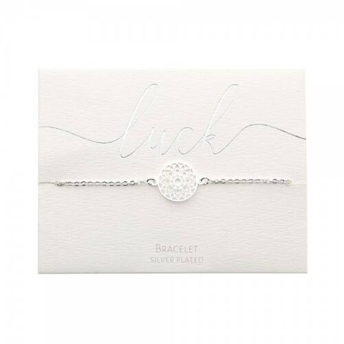 Bracelet - Silver Plated - Mandala Of Luck