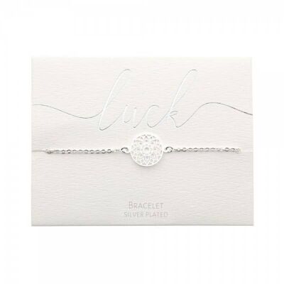 Bracelet - Silver Plated - Mandala Of Luck