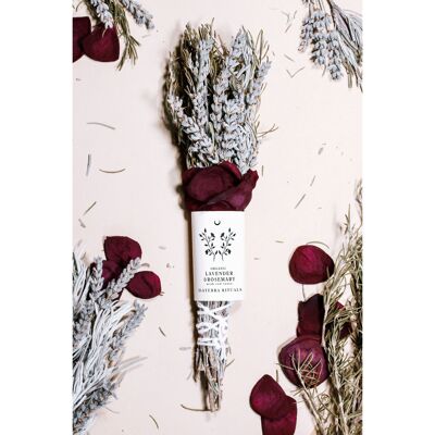 Smudge Stick Lavender, Rosemary & Red roses