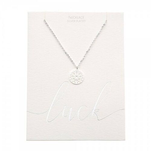 Classic Necklace - Silver-Plated - Mandala Of Luck