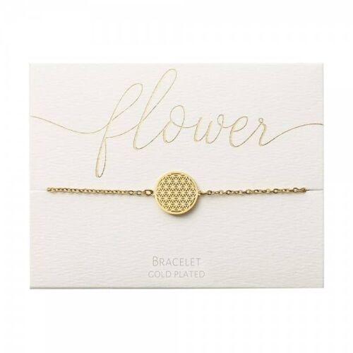 Bracelet - Gold Plated - Flower Of Life