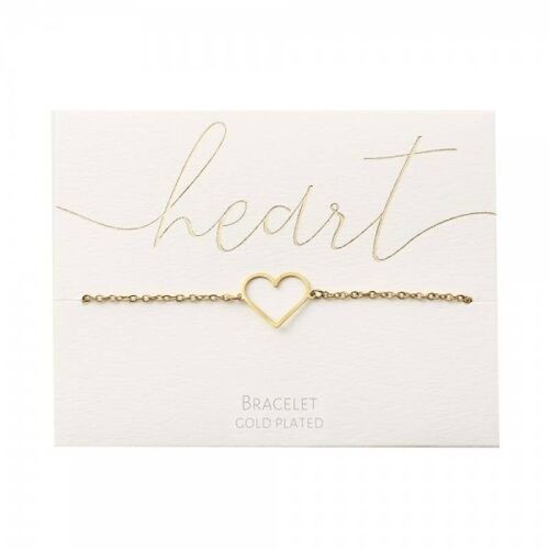 Bracelet - Gold Plated - Heart