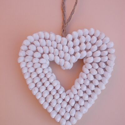 Heart shell shell decoration