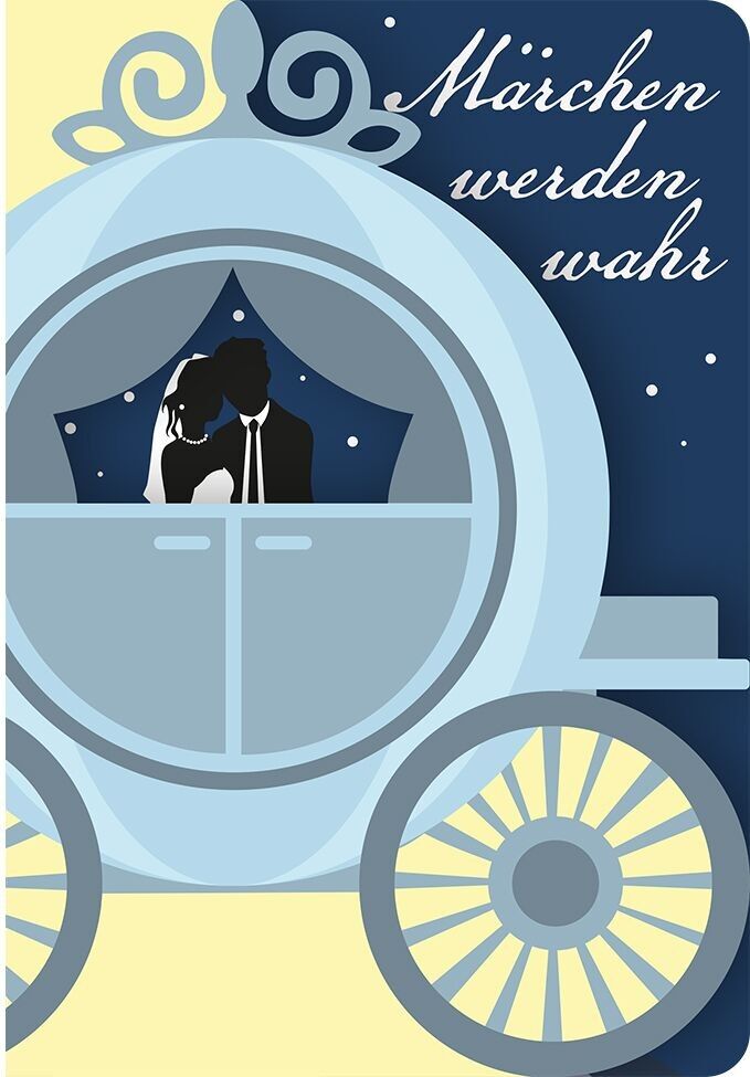 Tarjeta doble Fun-Cut “Los cuentos de hadas se hacen realidad”