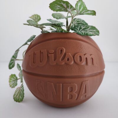 Wilson NBA basketball flower pot - Home decoration