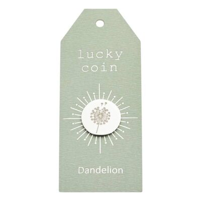 Coin-"Lucky Coin"-Stainless Steel-Dandelion