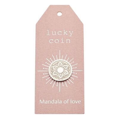 Coin-"Lucky Coin"-Stainless Steel-Mandala Of Love