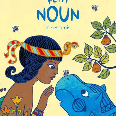 Libro para niños - Libro para colorear Little Noun y sus amigos