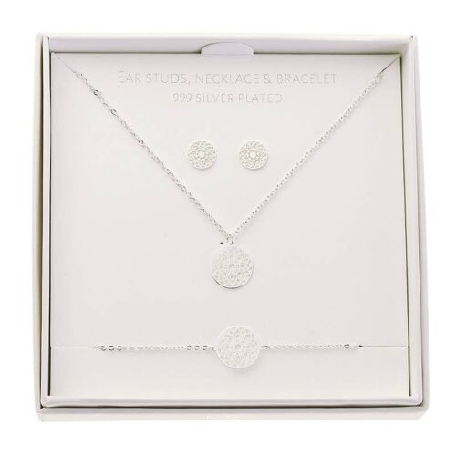 Classic Gift Set Fine Silver Plated - Mandala Of Luck