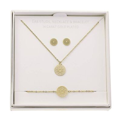 Classic Gift Set - Gold Plated - Mandala Of Luck