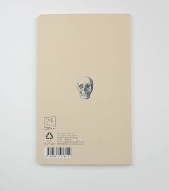 Arty Skull Notebook - Bloc-notes pour les amateurs de crânes - WAN19402 7