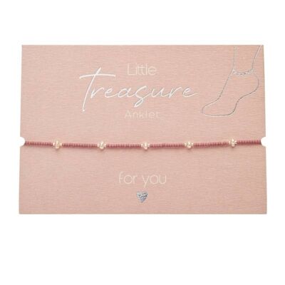 Anklet-"Little Treasure"-Pink