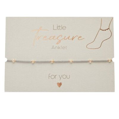 Anklet-"Little Treasure"-Grey