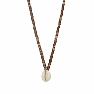 Necklace-"Viro"-Coconut With Shell