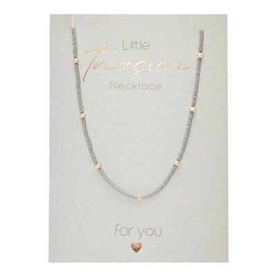 Necklace-"Little Treasure"-Grey