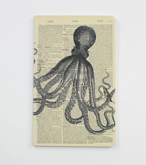 Octopus Notebook - Journal - Notepad - WAN18325