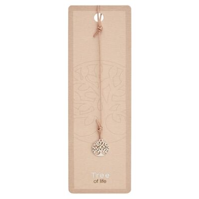 Marcador con símbolo-Inoxidable St.-Árbol de la vida