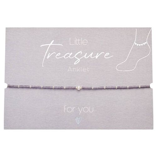 Anklet-"Little Treasure"-Purple