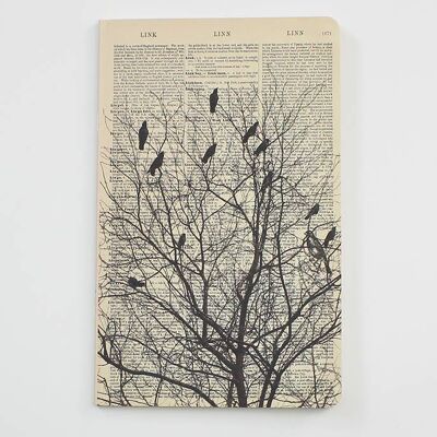 Vögel auf einem Baum Notizbuch - Baumtagebuch - WAN18317