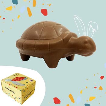 Chocodic - Lulu la tortue en chocolat lait - chocolat de Pâques 1