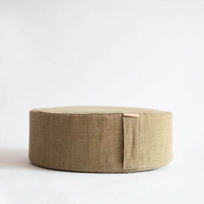 Ensemble SPÉCIAL de 6 HOUSSES et housses intérieures de nos coussins de méditation best-seller pur lin Camel