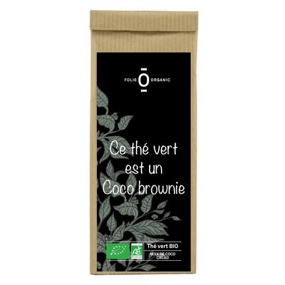 GRÜNER TEE KOKOSNUSS BROWNIE Tasche S