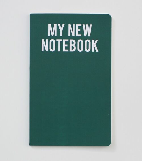 My New Notebook - Green Notepad - WAN20203