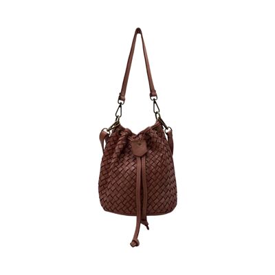 SAC SEAU CUIR WASHED ANNABELLA ROSE