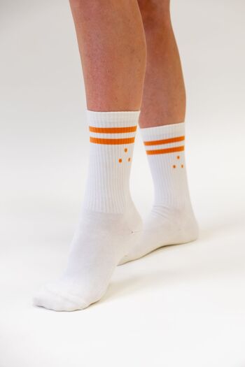 CHAUSSETTES EN COTON BLANCHES 5