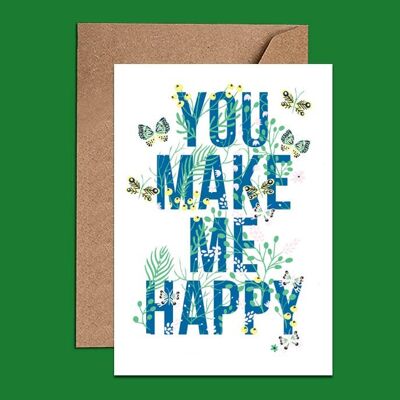 Carte Tu me rends heureux – WAC18545