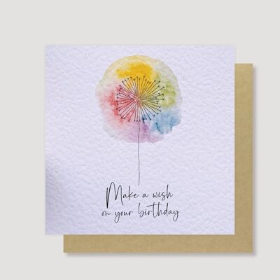 Make a Wish birthday card