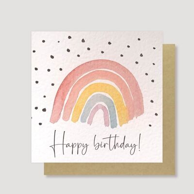 Regenbogen-Geburtstagskarte