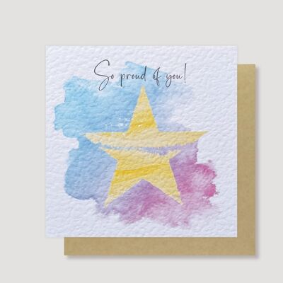 „So stolz auf dich“-Sternkarte