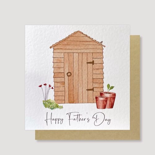 Potting Shed Father's Day card