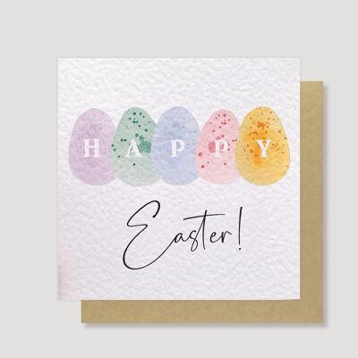 Easter eggs card