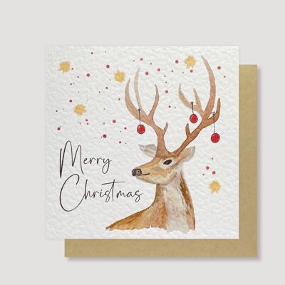 Reindeer Christmas card