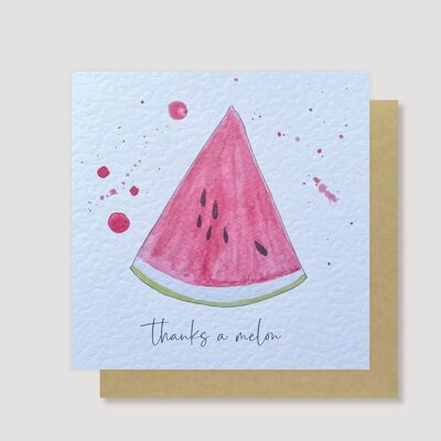 Thank You watermelon card