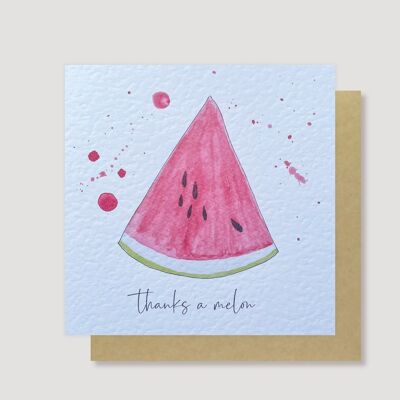 Dankeschön-Wassermelonenkarte