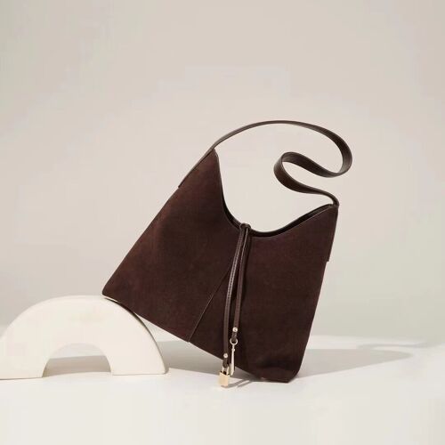 Suede Leather Shoulder Bag