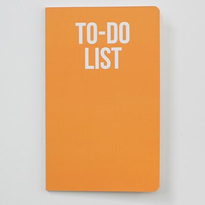To Do List Notepad - Yellow Notebook - WAN18210
