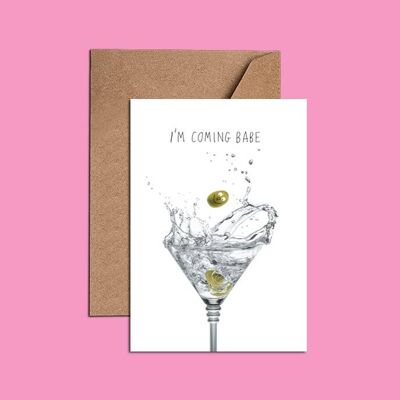 I’m Coming Babe Card – WAC18772