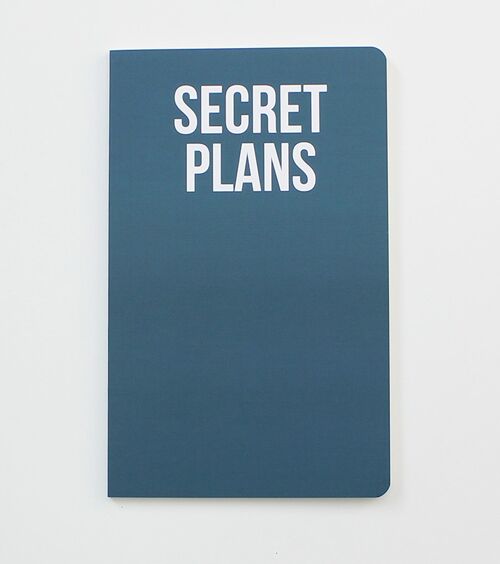 Secret Plans - Green Notebook - WAN18215