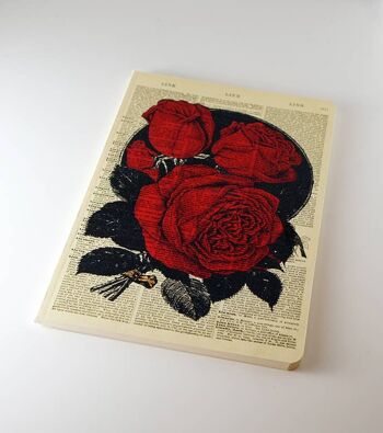 Carnet de roses rouges - Bloc-notes de roses rouges - WAN18302 5