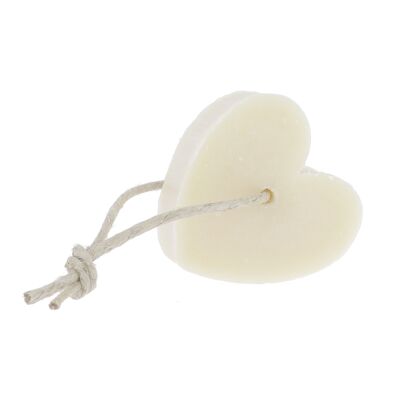 Organic Shea Butter Soap 85 gr Heart with rope