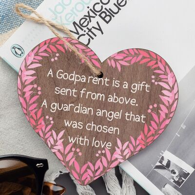 Handmade Godparent Asking Gift For Christening Special Thank You Friendship Sign