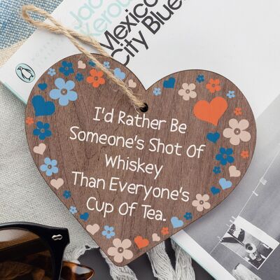 Someone's Shot Of Whiskey Novelty Wooden Hanging Plaque Friendship Love Gift