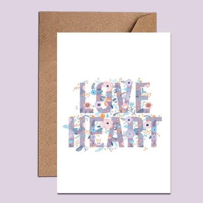 Tarjeta Love Heart - WAC18536