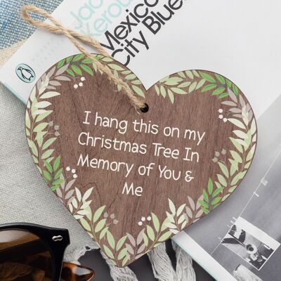 Rememberance Christmas Tree Bauble For Mum Wood Ornament Bauble