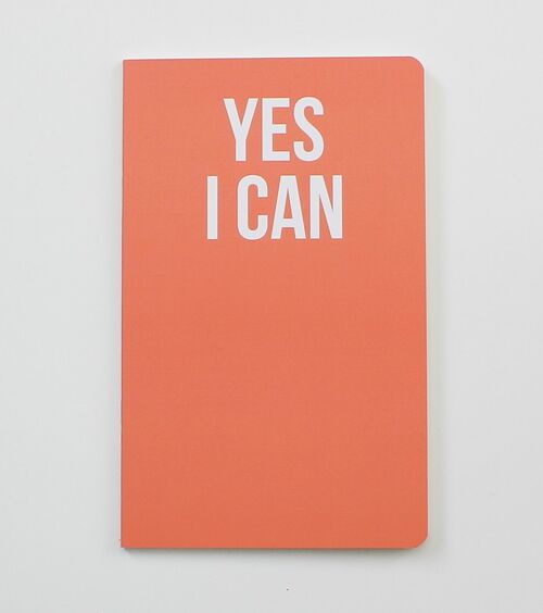 Yes I Can - Orange Statement Notebook - WAN19203