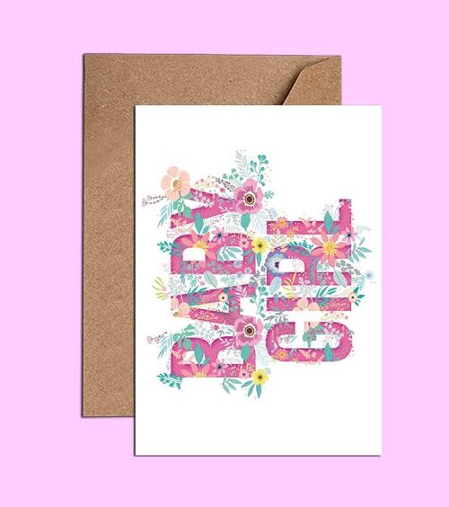 Pink Baby Girl Card – WAC18533